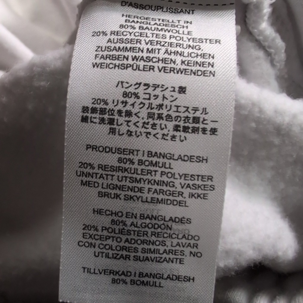 Gymshark Rest Day Lounge Shorts Womens Medium White Fleece Athletic Gym Logo - Picture 6 of 8